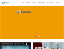 Tablet Screenshot of esdelider.com